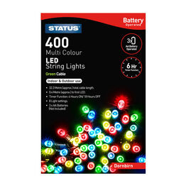 String Lights Battery Operated 400LED