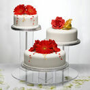 The Mushroom Clear Acrylic 3 Tier Cake Display Stand additional 2