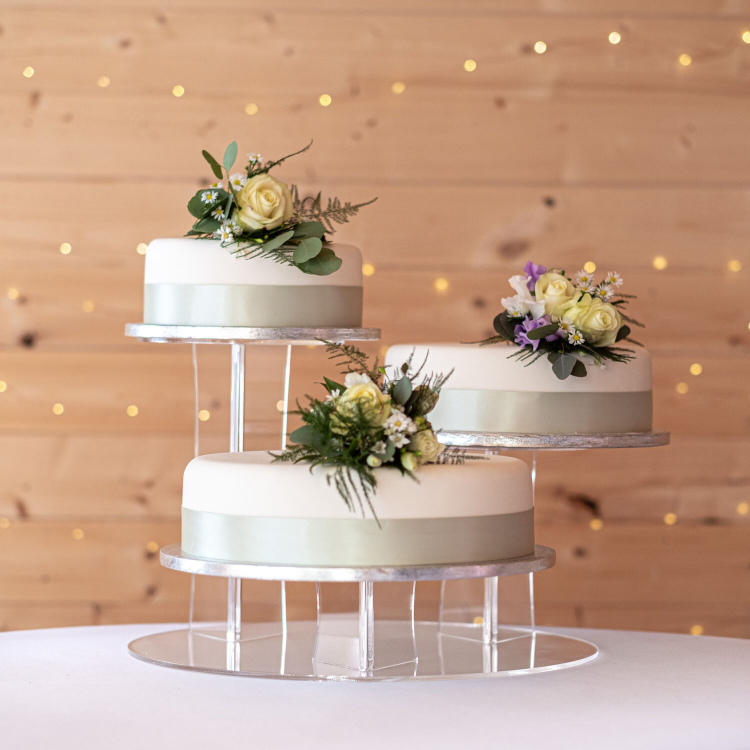 The Mushroom Clear Acrylic 3 Tier Cake Display Stand only £110.00