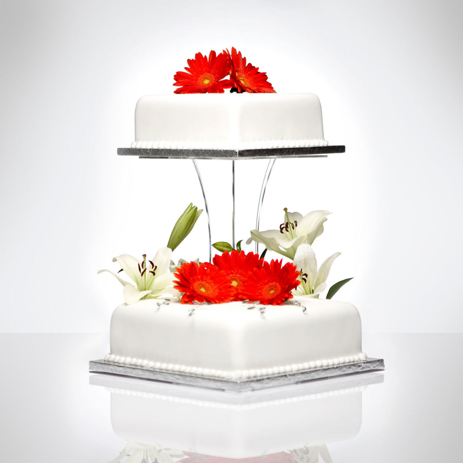 Square Pedestal Cake Stand - Best Decorations