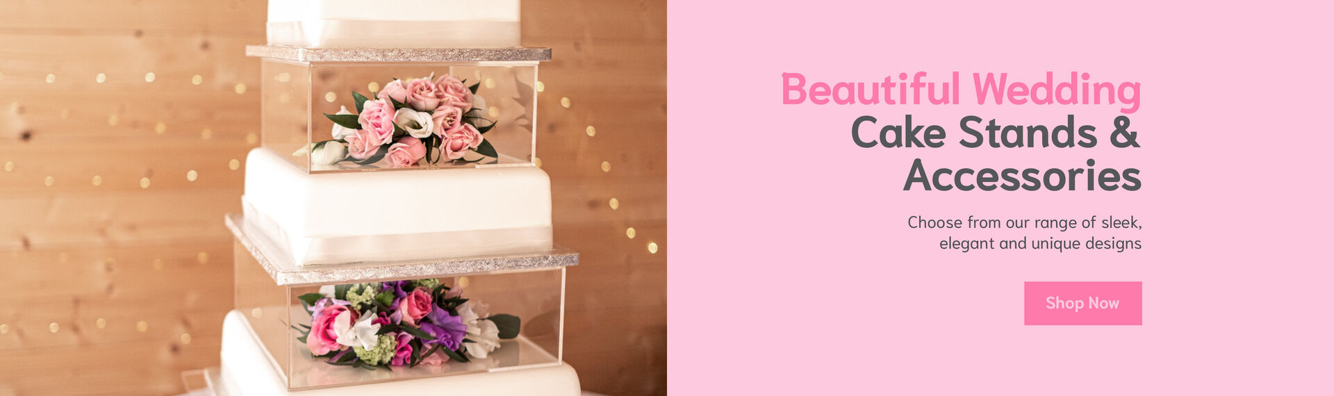 Beautiful Wedding Cake Stands & Accessories