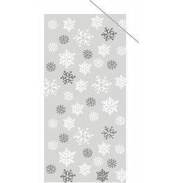 Cellophane Bags (20) Snowflake Design