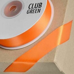 Club Green Satin Ribbon Orange