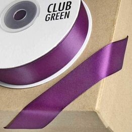 Club Green Satin Ribbon Plum