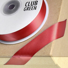 Club Green Satin Ribbon Ruby