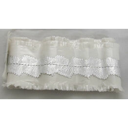 Cake Frill White - Sold by the Metre