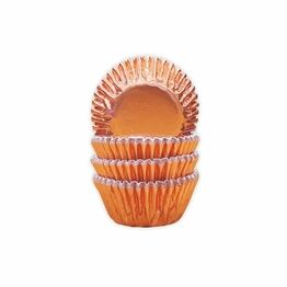 Mini Cupcake Cases (60) Rose Gold Foil