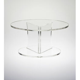 Angled Round Cake Display Stand - Various Heights
