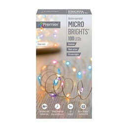 Premier Micro Brights Lights 100 Led Battery Operated LB151210