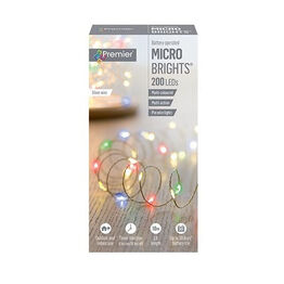 Premier Micro Brights Lights 200 Led Battery Operated LB151211