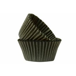 Black Muffin Cases Pack of 50