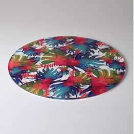 Tropical Paradise Design Cake Plate