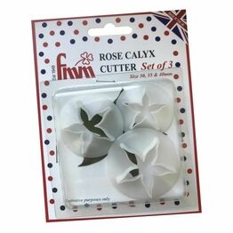 FMM Rose Calyx Cutter Set Of 3