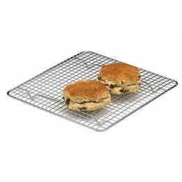 KitchenCraft Chrome Plated Square Cake Cooling Tray