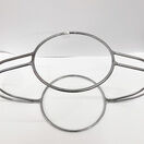 Cake Stand - Banquetting Silver Finish 2 Tier Ex Hire additional 2