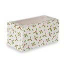 Christmas Holly Yule Log Cake Box 5x5x10inch J079 additional 2