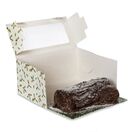 Christmas Holly Yule Log Cake Box 5x5x10inch J079 additional 1