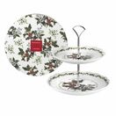 Portmeirion The Holly and The Ivy 2 Tier Cake Stand additional 2