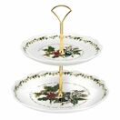 Portmeirion The Holly and The Ivy 2 Tier Cake Stand additional 1