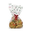Christmas Wreath Cello Treat Bags with Twist Ties M582 additional 2