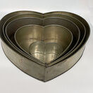 Ex Hire Cake Tin Heart Set of 5 additional 2