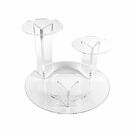 The Mushroom Clear Acrylic 3 Tier Cake Display Stand additional 4