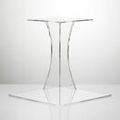 Juliette Clear Acrylic Square 2 Tier Cake Stand additional 2