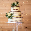 Clear Acrylic Scroll Wedding Cake Stand additional 3