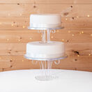 Clear Acrylic Scroll Wedding Cake Stand additional 4