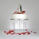 Clear Acrylic Scroll Wedding Cake Stand additional 6
