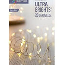 Premier Ultra Brights Lights 20 Large Led Battery Operated LB191279 additional 6