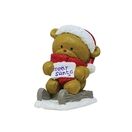 Christmas Dear Santa Teddy Bear on Sleigh F343 additional 1