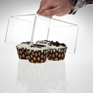 Clear Acrylic Square Cake Covers additional 1