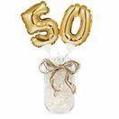 Cake Topper Mini Balloon Gold Numeral additional 1