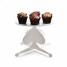 White Acrylic Pedestal Cake Stand additional 2