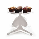 White Acrylic Pedestal Cake Stand additional 3