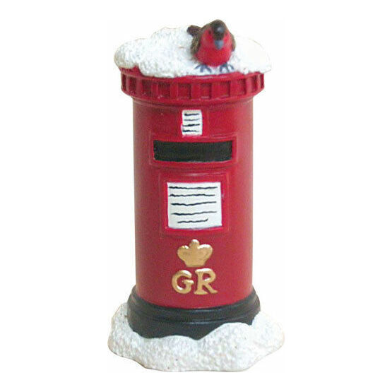 Christmas Postbox Figurine F305
