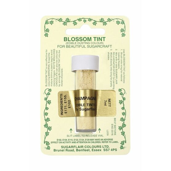 Sugarflair Blossom Tint Dusting Colours - Champagne