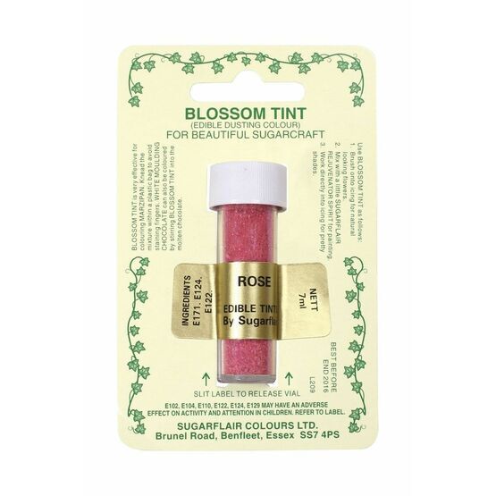 Sugarflair Blossom Tint Dusting Colours - Rose