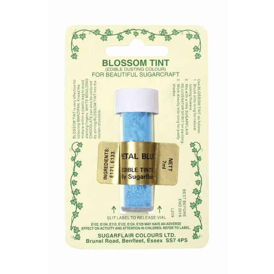 Sugarflair Blossom Tint Dusting Colours - Petal Blue