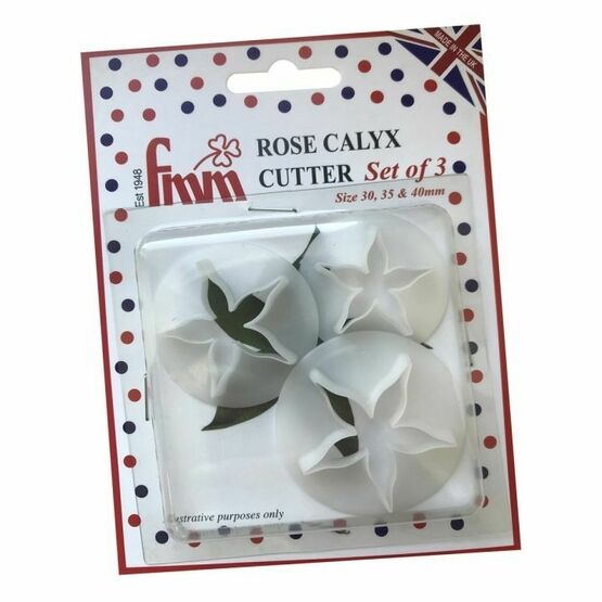 FMM Rose Calyx Cutter Set Of 3