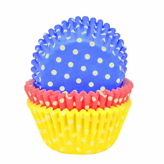 Cupcake Cases (75) Polka Dot Bright